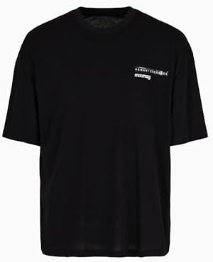 Emporio Armani Men's Comfort Fit Limited Edition Cotton Armani Exchange X Mix Mag Tee