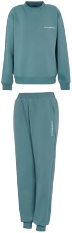 Emporio Armani womens Women's Iconic Terry Sweater + PantsPajama Set