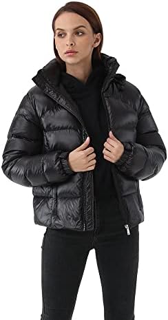 Fitouch Los Women's Down Puffer Jacket Bomber Coat | Thickened | 700+ Fill Power