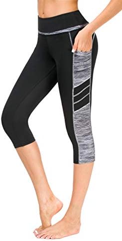 Sugar Pocket Women's High Waist Yoga Pants with Pockets，Workout Running Yoga Leggings for Women