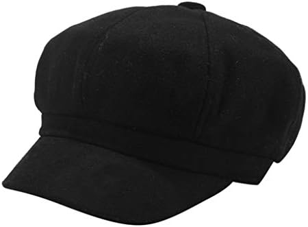 Women Beret Newsboy Hat French Cap Classic Autumn Spring Winter Newsboy Hat Baker Boy Cap Beret Cabbie Cap Elegant Hat