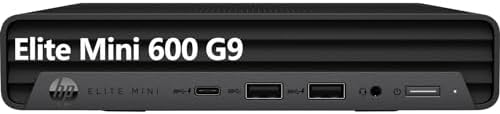 HP Elite Mini 600 G9 MFF Business Desktop Computer, 13th Gen Intel 14 Cores i5-13500T (Beat i7-12700T), 64GB DDR5 RAM, 1TB PCIe SSD, WiFi 6, Bluetooth, Keyboard and Mouse, Windows 11 Pro, Tilsiy