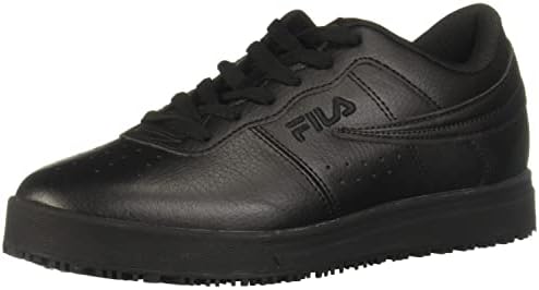 Fila mens Work Food Service Shoe, Black/Black/Black, 7 US
