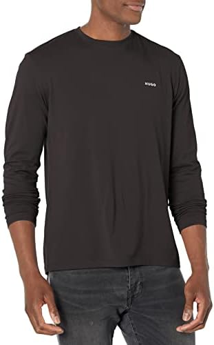 HUGO Men's Small Logo Long Sleeve T-Shirt