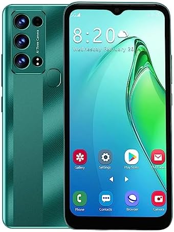 5G Unlocked Smartphone, Unlocked Cell Phone, 6.5 inch Vast Display, 5000mAh Battery, Face Unlocked Smartphone, 160MP Rear+12MP Front Camera, 6GB RAM 128GB ROM Mobile Phone 5G (US Plug)