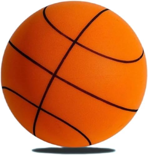 Silent Basketball-Foam Basketball Indoor Training Ball，Standard Hush Handle Basketball, Quiet Basketball Dribbling Indoor, Silent Swish Basketball 24cm NO.7