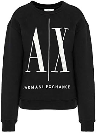 A|X ARMANI EXCHANGE Women's Icon Logo Pullover Sweatshirt
