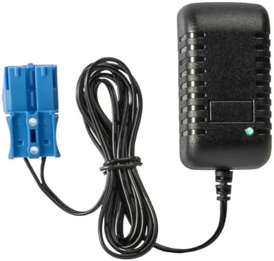 12 Volt Blue Plug Charger 12V Battery Charger for Ride On Toys Compatible with Kid Trax Supply Dodge Ram 3500 Beetle Mini Rideamales Scout Pony Josie Unicorn Disney Mickey Minnie