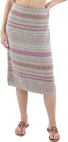 Lauren Ralph Lauren Women's Fair Isle Linen-Blend Pencil Skirt (Multi, X-Small)