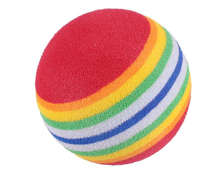 Pet Ball Toy Colorful EVA Rubber Safety Toys for Dog Cat Play Good Company Toys