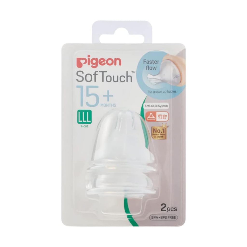 Pigeon Sof Touch 15M+ - Pack 2 Pieces /Pack 4 Pieces Size LLL