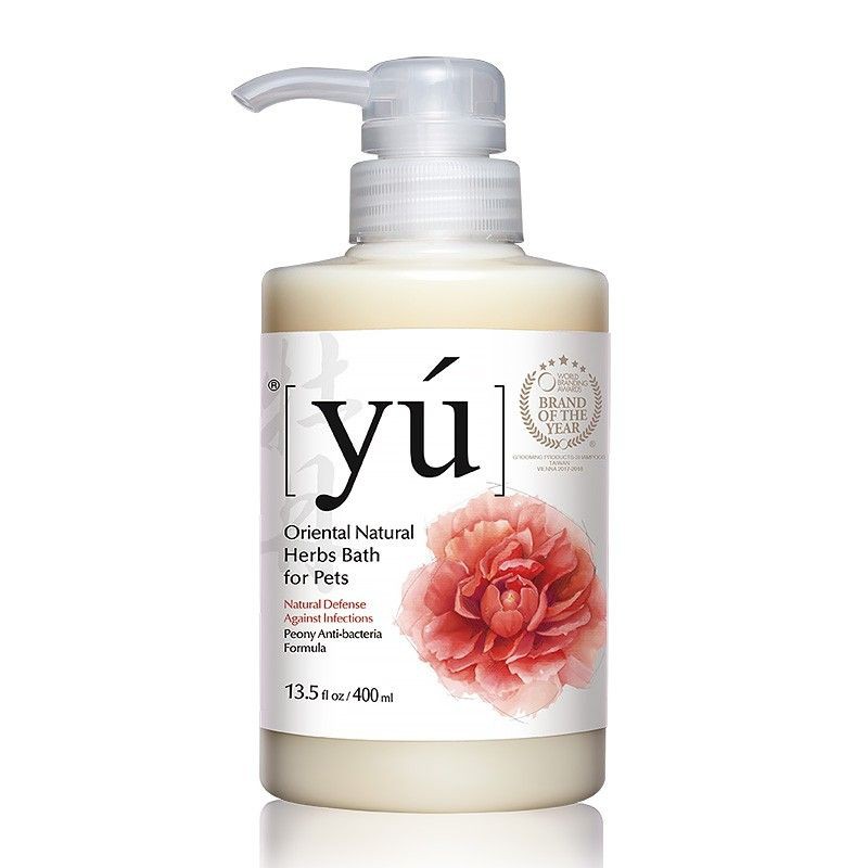 YU® Peony Anti-Bacterial Formula Pet Shampoo 400ml