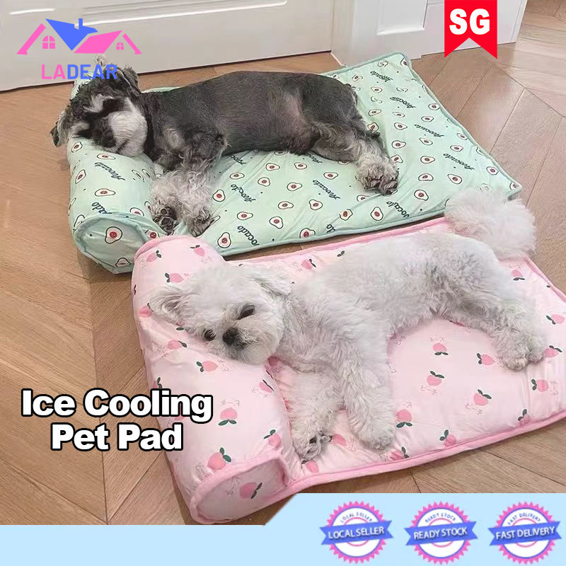 {SG} Ice Cooling Pet Pad Dog Pet Cooling Mat Non-slip Pet Bed Mats Self-cooling Mat for Dog/Cat/Small Animals