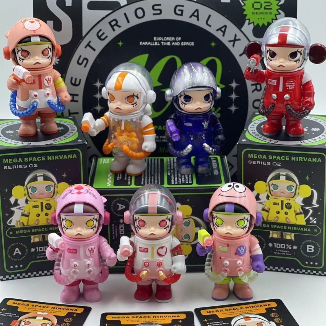 Mart SPACE MOLLY anniversary second generation figure blind box trendy toy motherland version