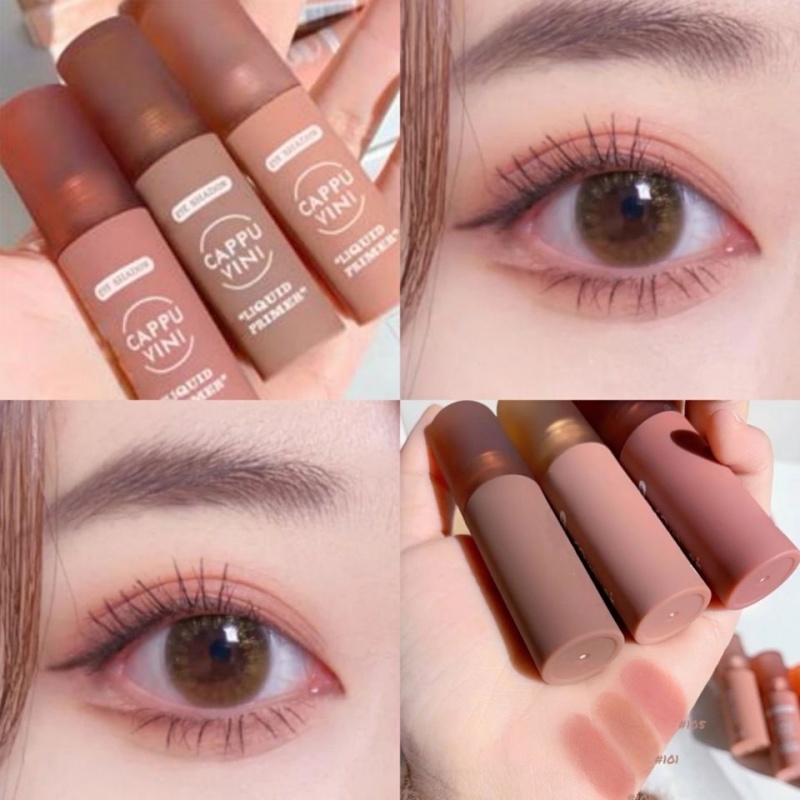 [cappuvini] 6 Colors Multifunction Matte Liquid Eyeshadow Vienna Rose Blush Milk Tea Blush Makeup Waterproof Long Lasting Glow Eye Shadow Cream Liquid Make Up Matte Eyeshadow Cosmetic