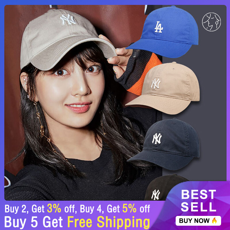 MLB Hats For Men and Women Couples Classic Retro Small Soft Standard Baseball Cap Sun Visor Movement