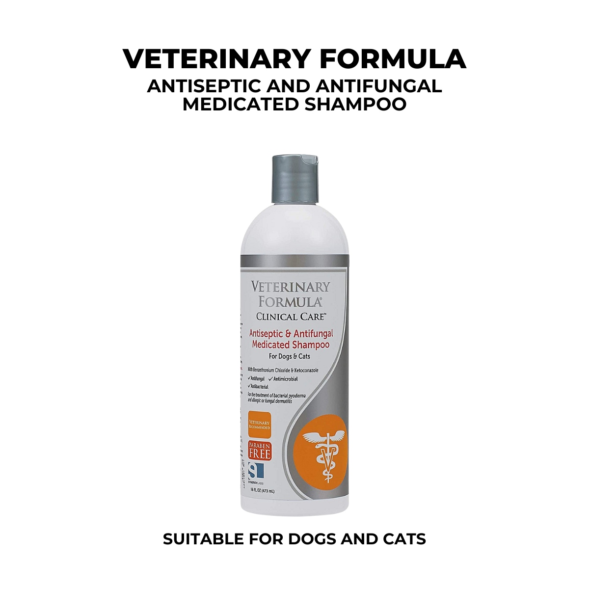 Veterinary Formula Clinical Care Antiseptic and Antifungal Shampoo -  For Dogs and Cats 16oz