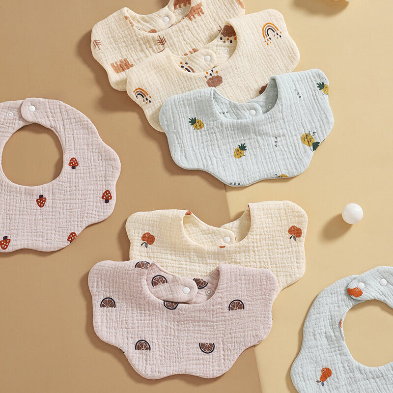Cotton Baby Bibs for New Born Babies Accessories Newborn Bib Cute Bear Burp Cloths Soft Infant Baby Stuff Boy Girls Saliva Towel